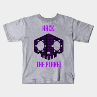 Sombra Overwatch - Hack The Planet Kids T-Shirt